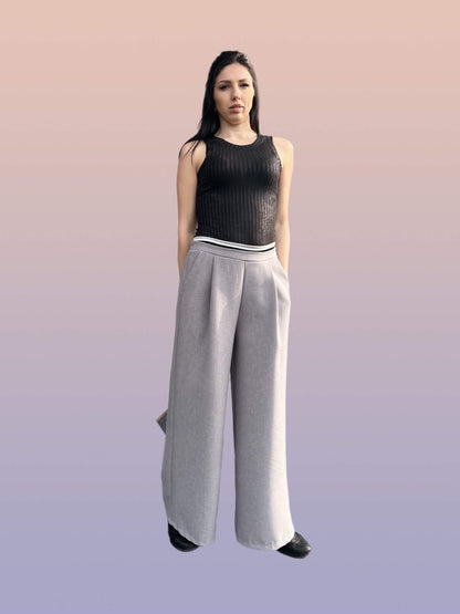 Elegante Hose mit weitem Bein