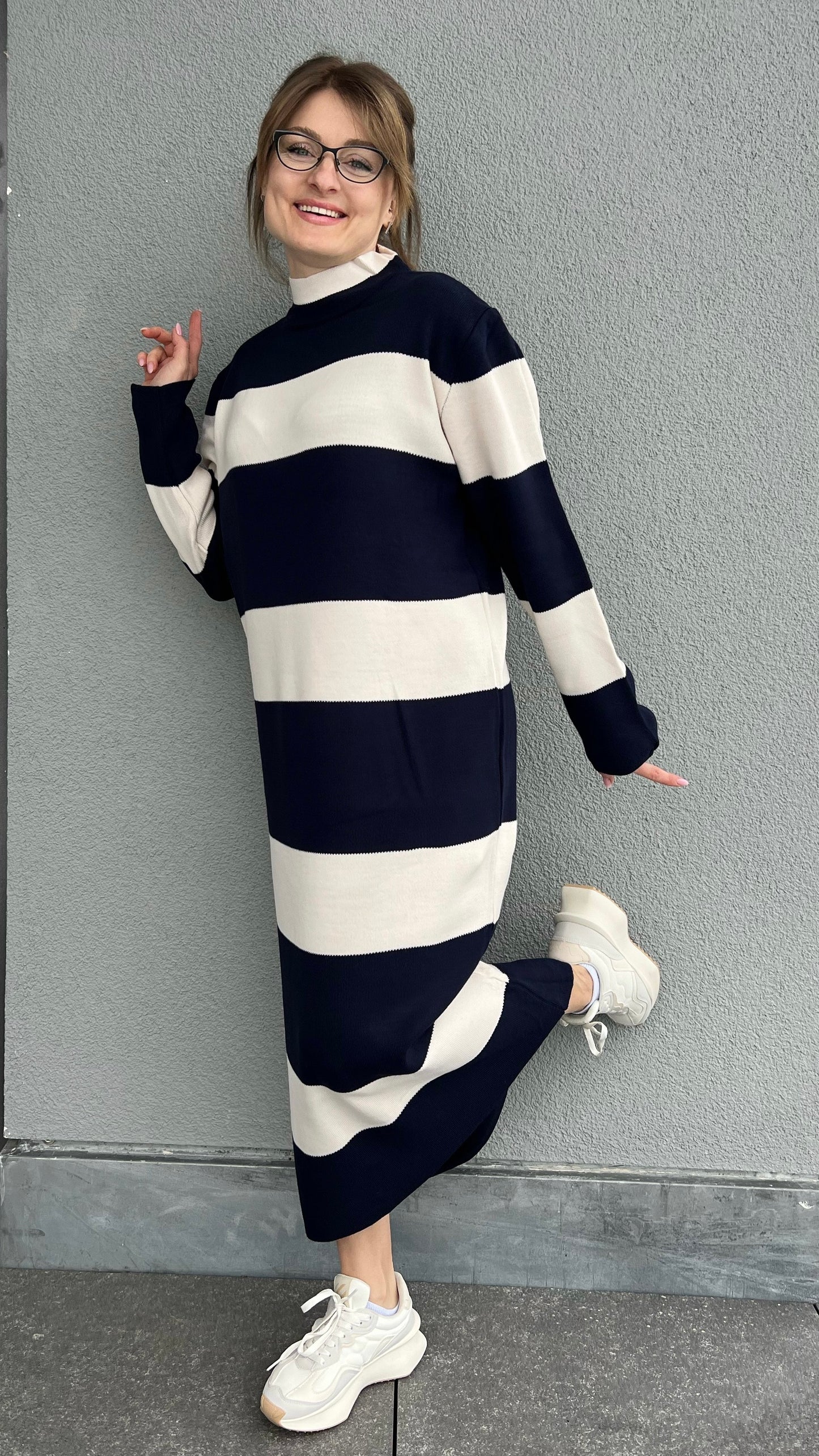 Warmes  Strickkleid